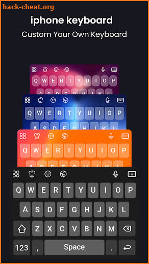 iPhone Keyboard screenshot