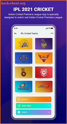 IPL 2021:Live Score, Schedule, Points Table screenshot