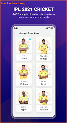 IPL 2021:Live Score, Schedule, Points Table screenshot