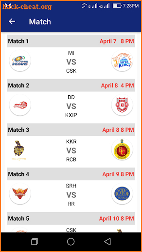 Ipl Cricket 2018 screenshot