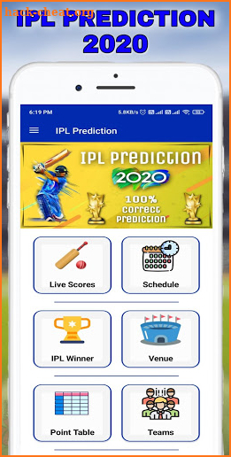 IPL Prediction 2020 - Live Scores, Predictions. screenshot