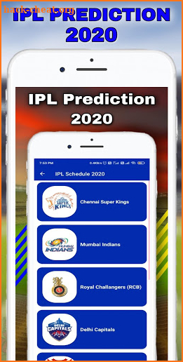 IPL Prediction 2020 - Live Scores, Predictions. screenshot