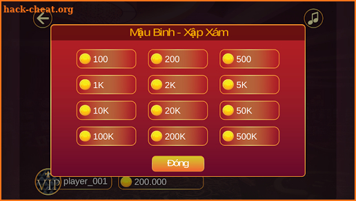 iPlay - Mậu Binh - Xập Xám screenshot