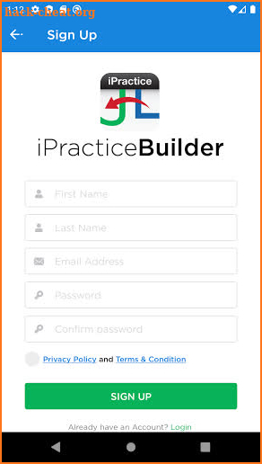 iPracticeBuilder screenshot