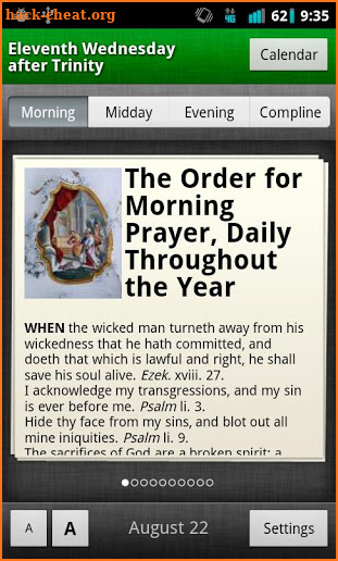 iPray BCP screenshot