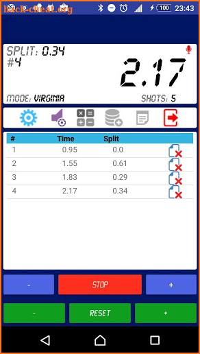 IPSC Shot Timer screenshot