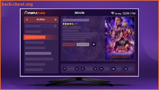 IPTV Easy Purple Player screenshot