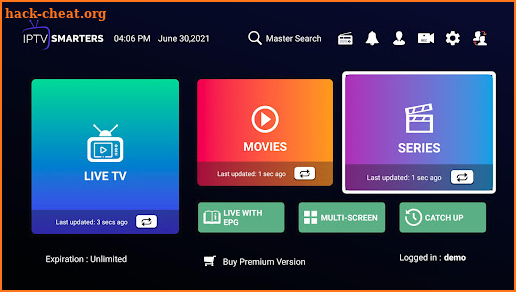 IPTV Smarters Pro screenshot