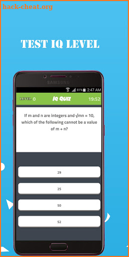 IQ Test Game screenshot