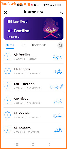 iQuran Pro screenshot