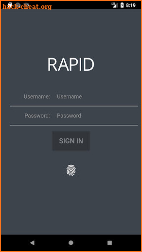 iRapid screenshot