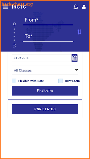 IRCTC Rail Ticket Booking screenshot