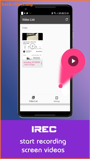 iRec : Hidden Screen Recorder screenshot