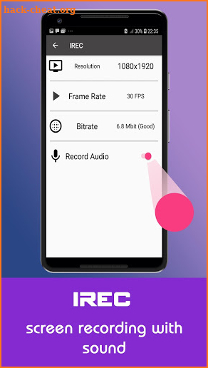 iRec : Hidden Screen Recorder screenshot