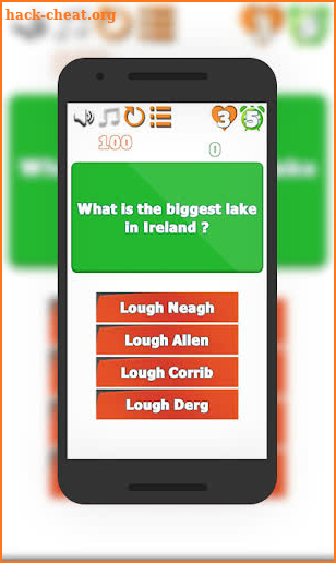 Ireland quiz screenshot