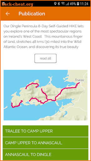 Ireland Walk Hike Bike screenshot