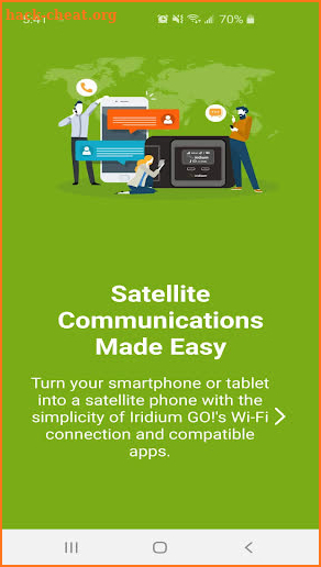 Iridium GO! screenshot