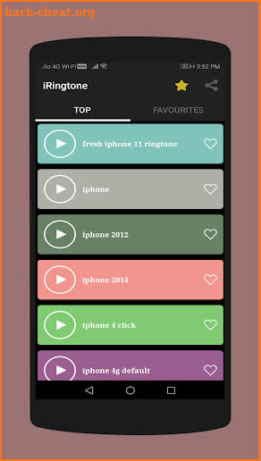 iRingtone screenshot