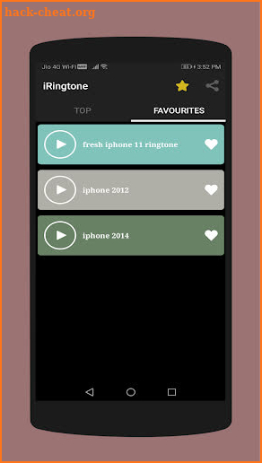 iRingtone screenshot