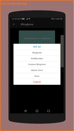 iRingtone screenshot