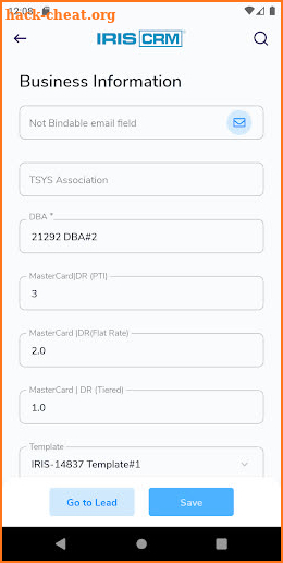 IRIS CRM - ISO CRM For Merchant Services screenshot