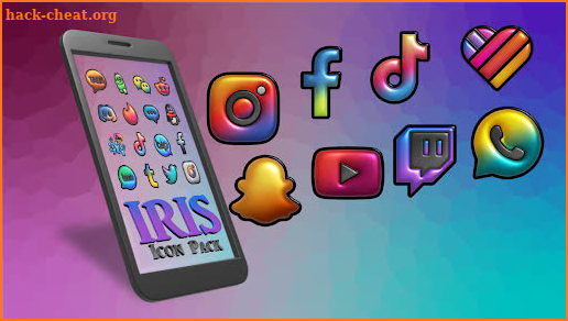 Iris Dark Icon Pack screenshot