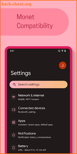 Iris Monet - Substratum Theme screenshot