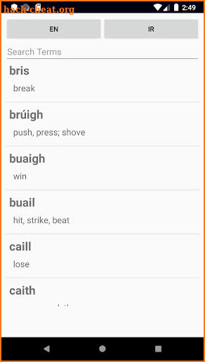 Irish Verb Blitz Pro screenshot