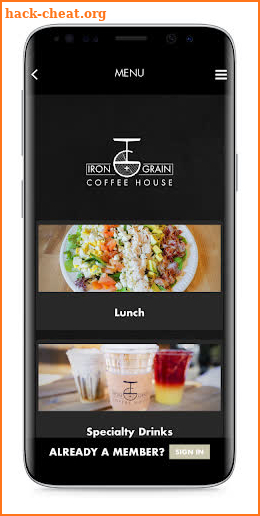 Iron + Grain Coffee House screenshot