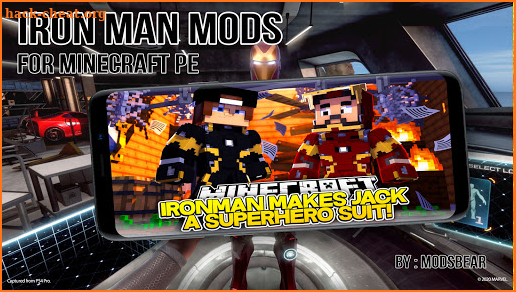 Iron Mod - Iron Hero Mods For MCPE screenshot