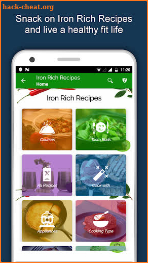 Iron Rich Food Recipes Offline: Healthy & Nutrient screenshot