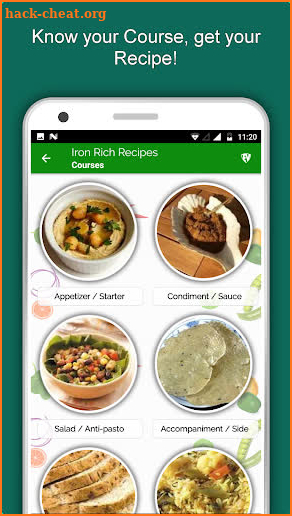 Iron Rich Food Recipes Offline: Healthy & Nutrient screenshot