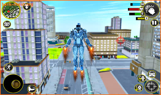 Iron Super Rope Hero - Gangstar Crime Fighting 3D screenshot