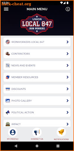 Ironworkers Local 847 screenshot