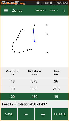 IrriGreen EcoZone Genius Sprinkler 2.0 Mobile App screenshot