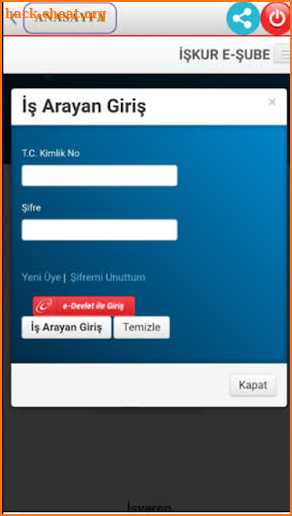 İş-Kur E-Şube (Yeni) - işkur İş İlanları screenshot