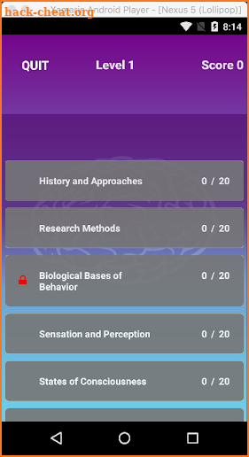 iScore5 AP Psych screenshot