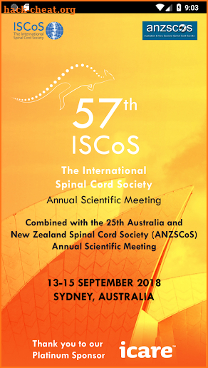 ISCoS 2018 screenshot