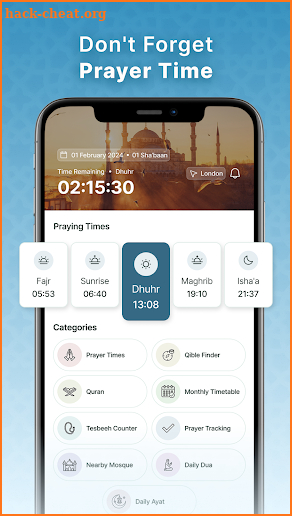 Islamic Habit Tracker, Planner screenshot