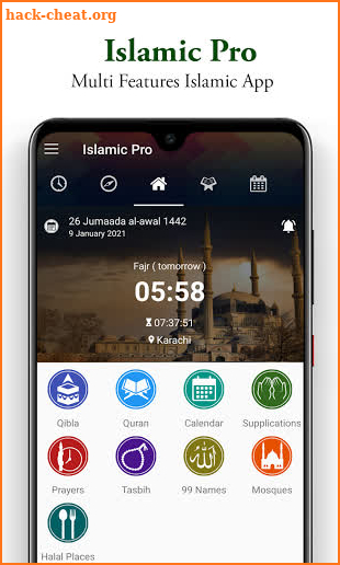 Islamic Pro - Holy Quran, Prayer Timings, Tasbeeh screenshot