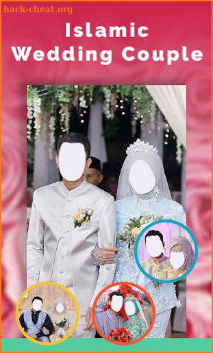 Islamic Wedding Couple Photo Editor screenshot