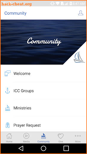 Islands Christian Church screenshot