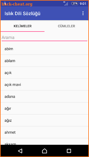 Islık Dili Sözlüğü screenshot