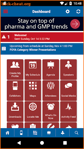 ISPE Events screenshot