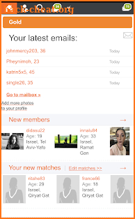 Israel Dating. Jewish dating. screenshot