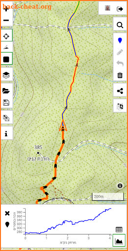 Israel Hiking Map screenshot