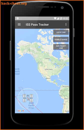 ISS Tracker & Pass Calculator screenshot