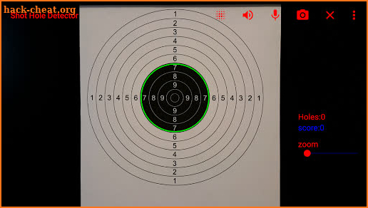 ISSF Real Time Shot Hole Detector screenshot