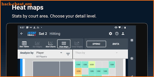 iStatVball 3 screenshot