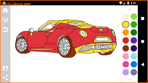 Italian Cars Coloring Book screenshot